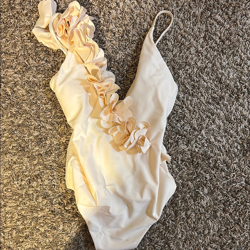 Floral Light Pink One Piece - Never Worn